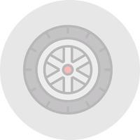 Tire Vector Icon Design