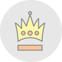 Crown Vector Icon Design