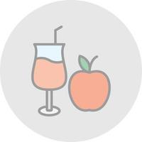 diseño de icono de vector de jugo de manzana