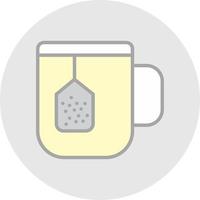 diseño de icono de vector de bebida de infusión