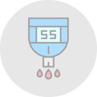 Glucose Checkup Vector Icon Design