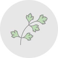 diseño de icono de vector de cilantro