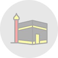 Kaaba Vector Icon Design