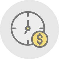 Time is Money Vector Icon Design