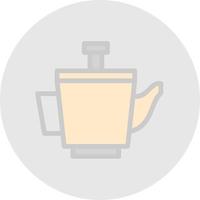 Teapot Vector Icon Design