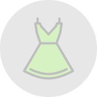 Dress Vector Icon Design