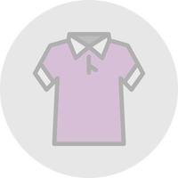 Polo Shirt Vector Icon Design