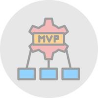 Mvp Vector Icon Design