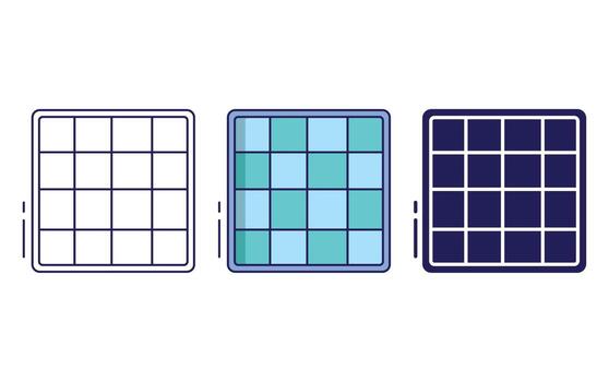 Grid vector icon