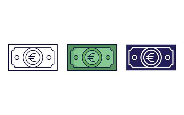 Euro vector icon