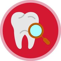 diseño de icono de vector de chequeo dental