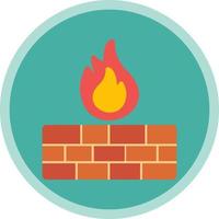 Firewall Vector Icon Design