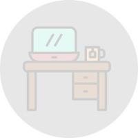 Workplace Vector Icon Design