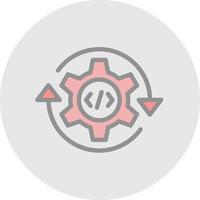 Continuous Integration Vector Icon Design