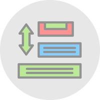 Agile Prioritize Vector Icon Design