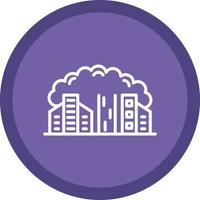 City Pollution Vector Icon Design