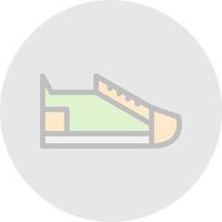 diseño de icono de vector de zapatillas