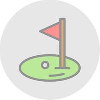 Golf Vector Icon Design