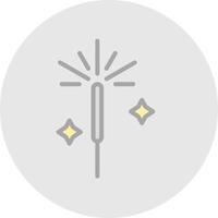 Sparkler Vector Icon Design