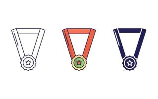 Medal vector vector icon