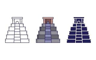 Pyramid vector icon