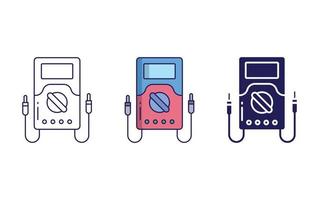 Voltmeter vector icon