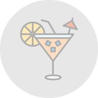 Cocktail Vector Icon Design