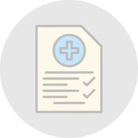 diseño de icono de vector de lista de verificación de paciente