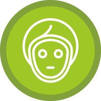 Facial Mask Vector Icon Design