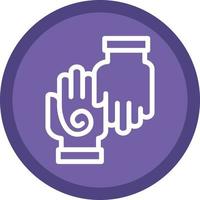 Hand Massage Vector Icon Design