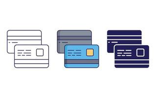 Bank Cards vector icon