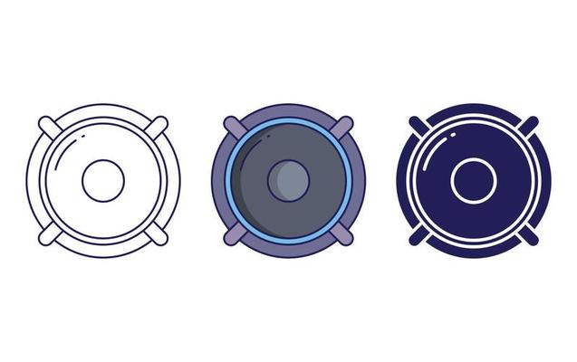 Speaker vector icon