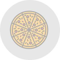 diseño de icono de vector de pizza