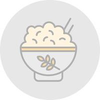 Rice Vector Icon Design