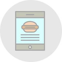 Online Order Vector Icon Design