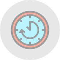 Time Loop Vector Icon Design