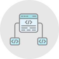 Code Framework Vector Icon Design