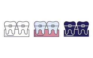 Braces vector icon