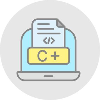 Coding Language Vector Icon Design