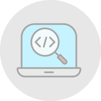 Code Testing Vector Icon Design