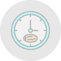 Clock Vector Icon Design