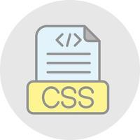 Css File Vector Icon Design