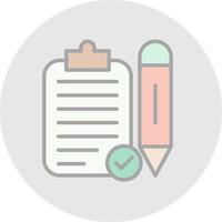 Task Planning Vector Icon Design