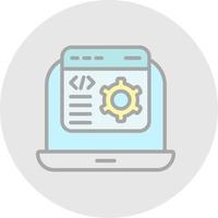 Web Optimization Vector Icon Design
