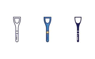 Tongue Cleaner icon vector