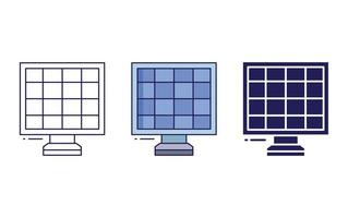 Solar Panel vector icon