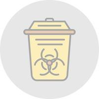 Toxic Waste Vector Icon Design