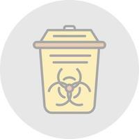 Toxic Waste Vector Icon Design