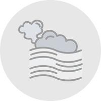 Fog Vector Icon Design