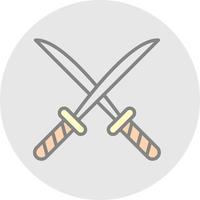 Rapier Vector Icon Design